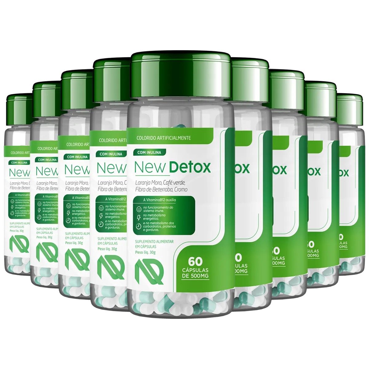 Novo New Detox 9 Pote