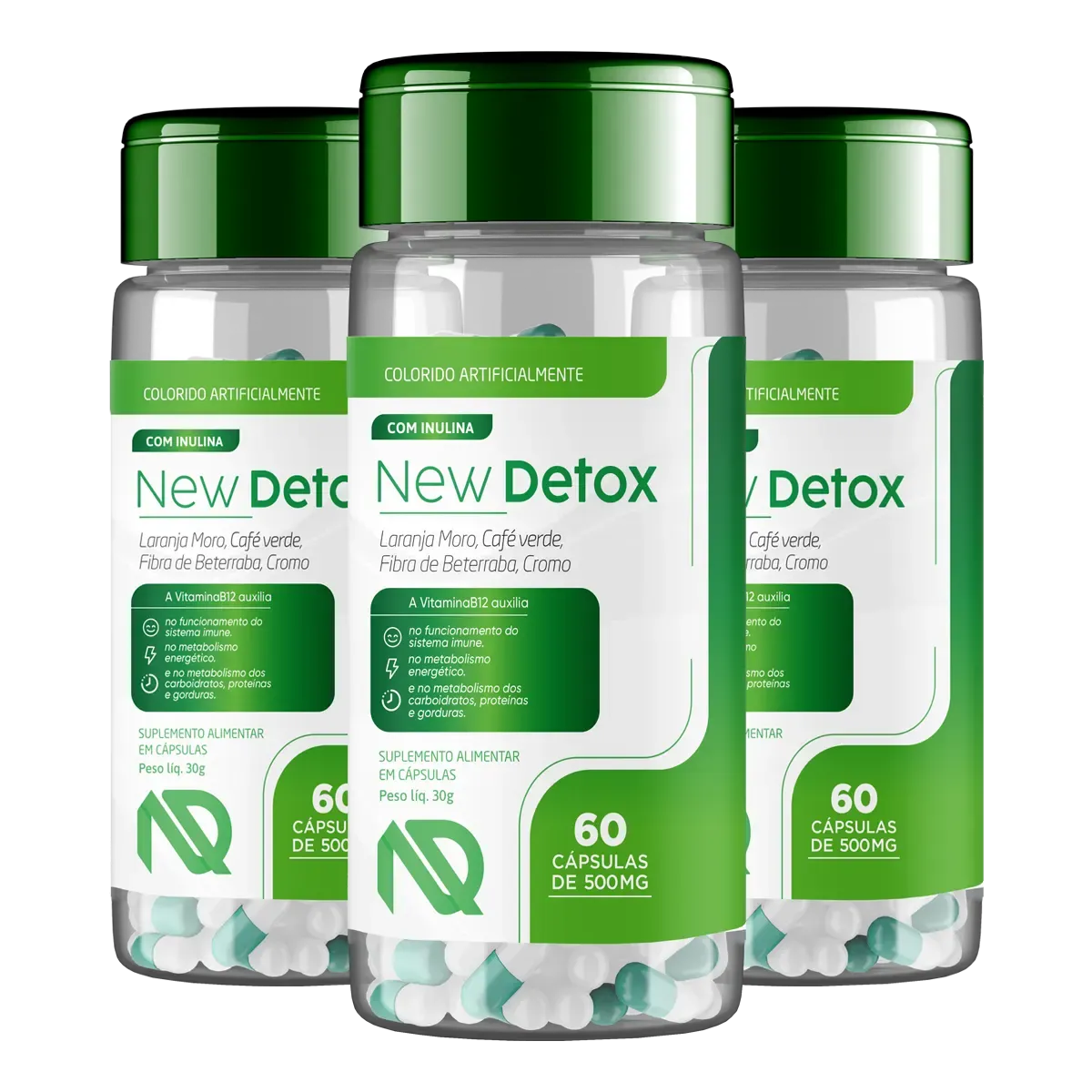 Novo New Detox 3 Pote