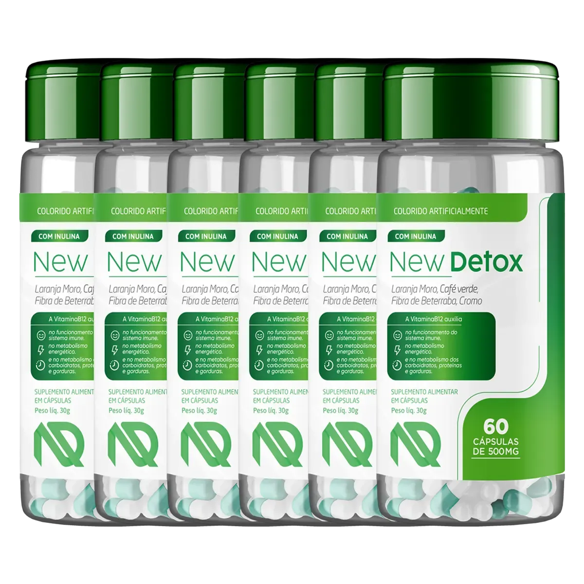 Novo New Detox 6 Pote