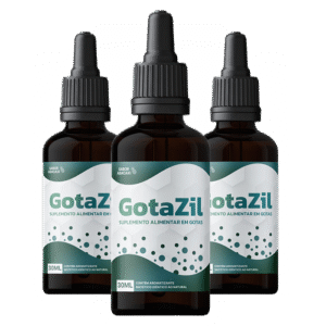 Gotazil - Suplemento Natural para Refluxo, Azia e Gastrite - 3 Frascos
