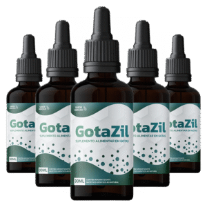 Gotazil - Suplemento Natural para Refluxo, Azia e Gastrite - 5 Frascos