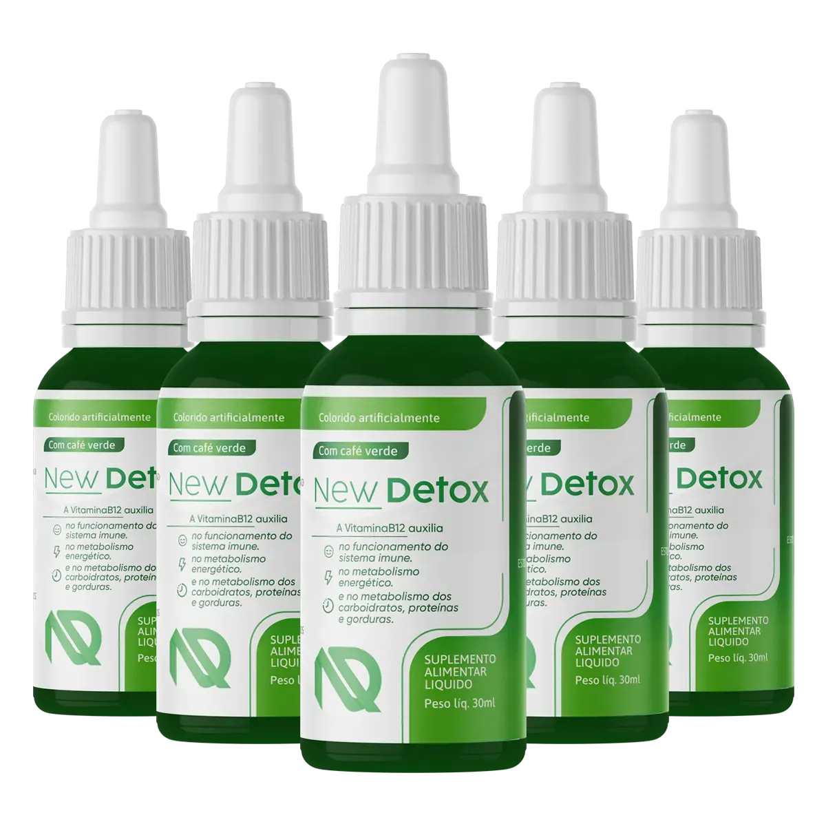 Home New Detox Gotas - 5 Pote