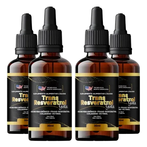 Trans Resveratrol Gota 4 Frasco