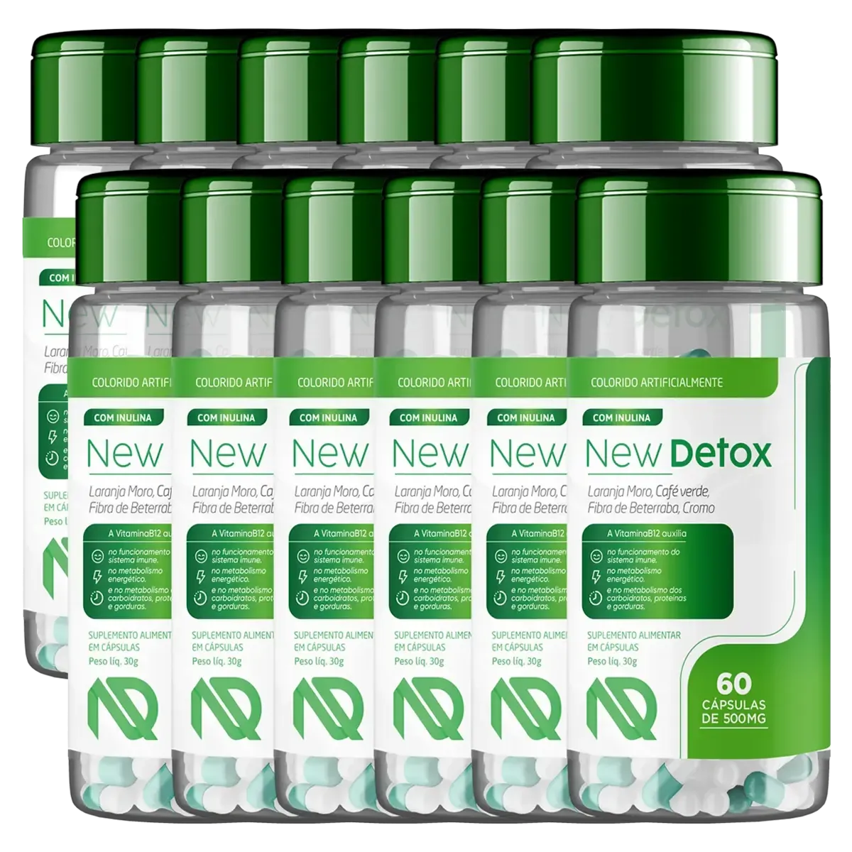 Novo New Detox - 12 Pote