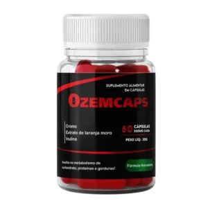 Ozemcaps - Suplemento Detox Vermelho Natural - 1 Pote